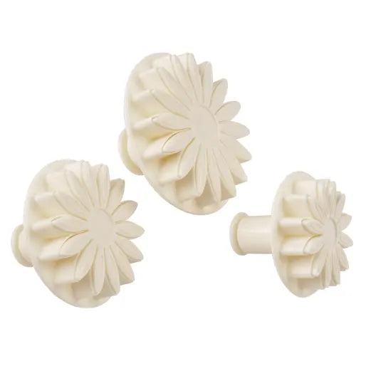 Emporte-pièces à piston gerbera tournesol lot de 3