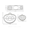 Lot de 3 Découpoirs Carosse de Princesse