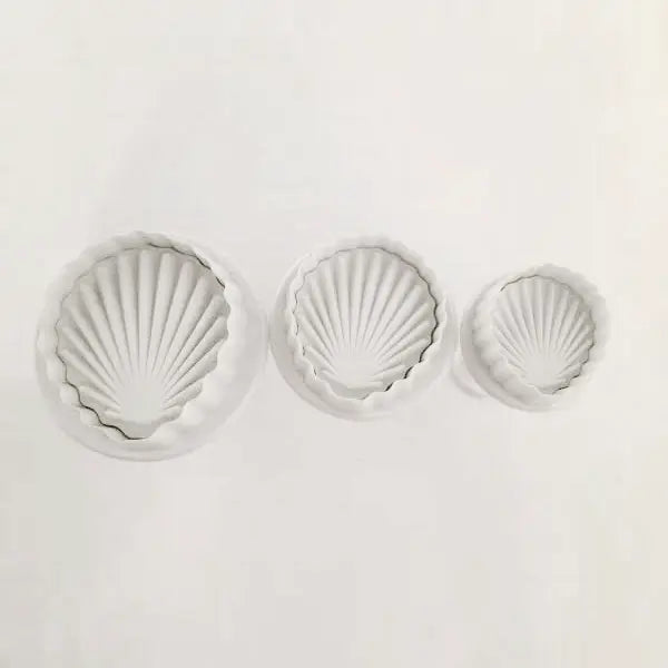 Emporte-pièces à piston coquillage lot de 3
