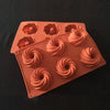 Moule silicone 6 tourbillons