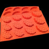 Moule silicone 12 Feuilles