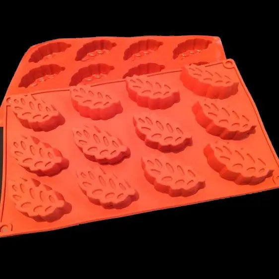 Moule silicone 12 feuilles