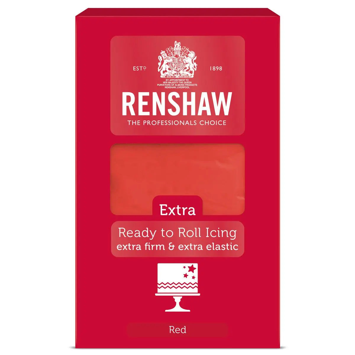 Pâte à sucre rouge Extra 1 kg Renshaw