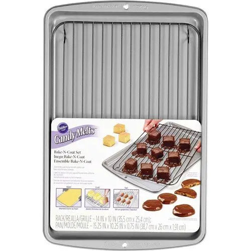 Set grille et plaque de cuisson Wilton