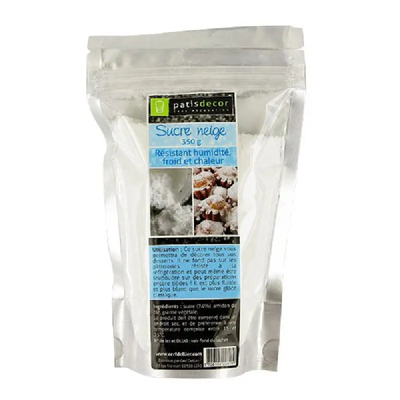 Sucre neige 250 g Patisdécor