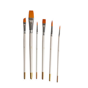 Kit de pinceaux assortis x6