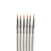 Pinceaux extra fins x6