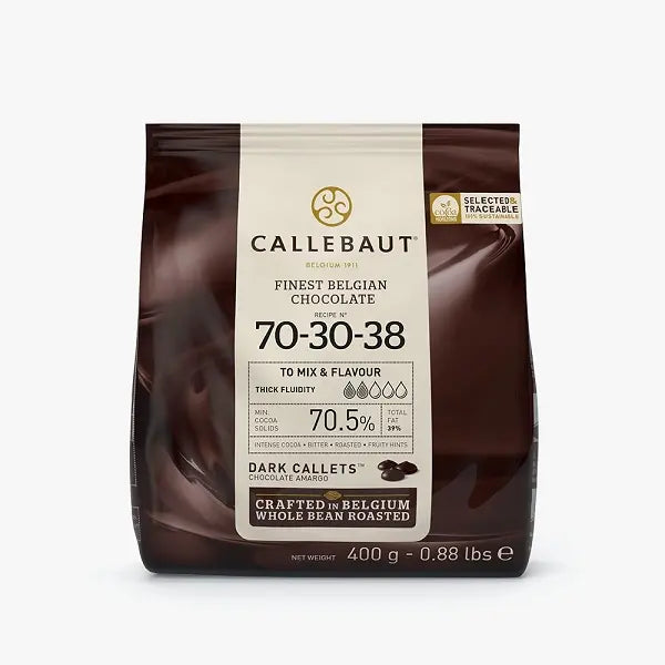 Pistoles de chocolat noir 70,5 % 400 g Callebaut
