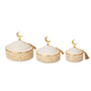 Boîtes Décoratives Orientales Laya Or x3