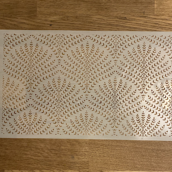 Pochoir à gâteau Manelle