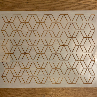 Pochoir à gâteau Design