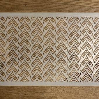 Pochoir à gâteau Braidy