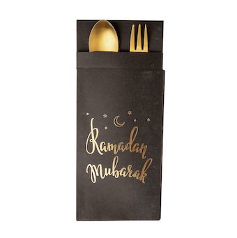 Pochettes porte-couverts Ramadan x6