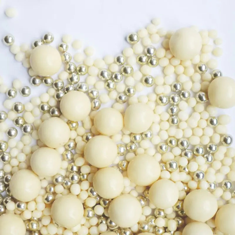Mix de perles chocolat blanc et doré ScrapCooking