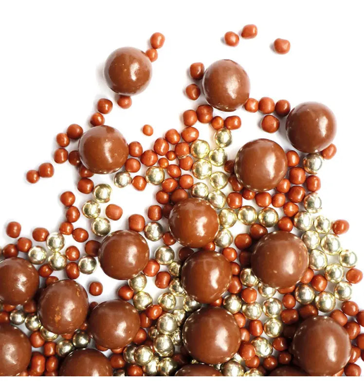 Mix de perles chocolat au lait et dorées ScrapCooking