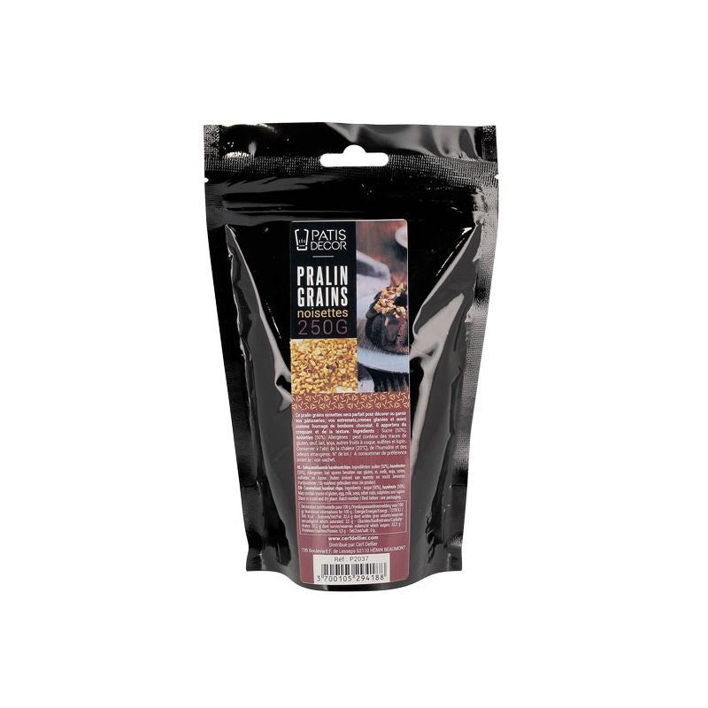 Pralin en grains noisette 250 g Patisdécor
