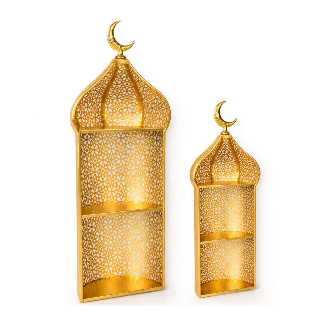 Présentoir oriental Qafas or x2