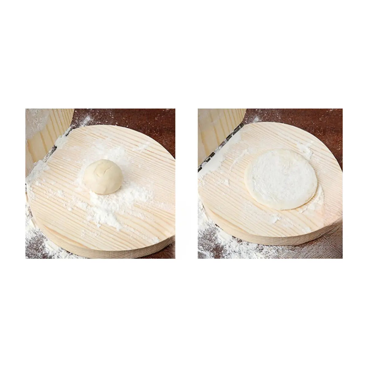 Presse à pâte en bois 14 cm
