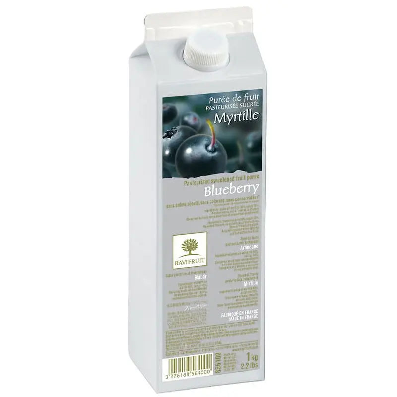 Purée de myrtilles Ravifruit 1 kg