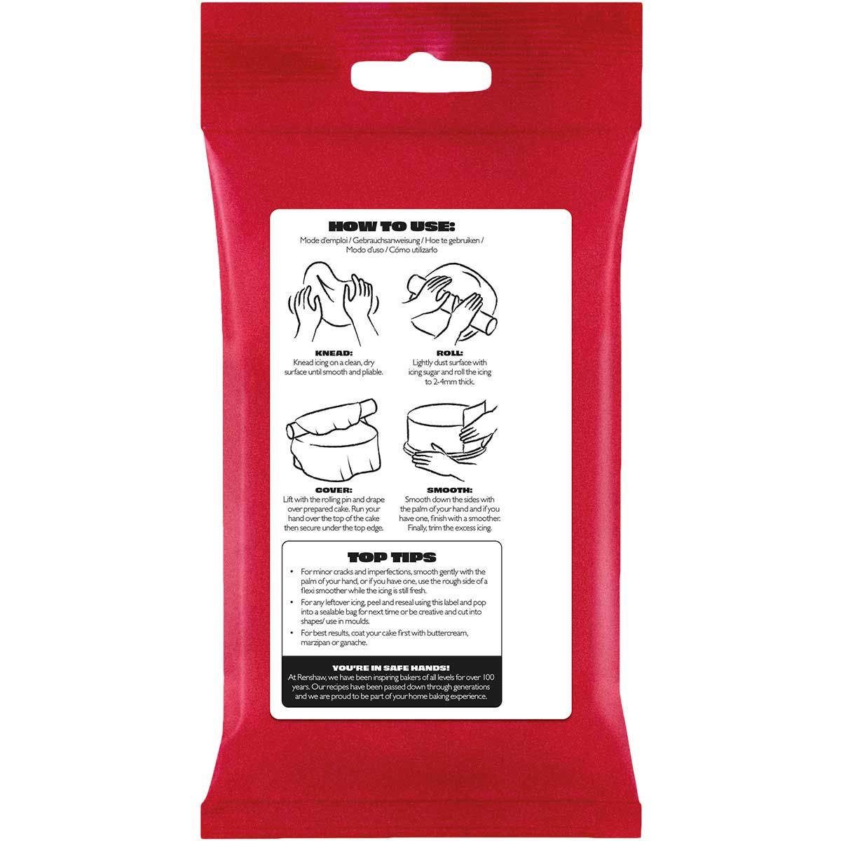 Pâte à sucre blanche 250 g Renshaw
