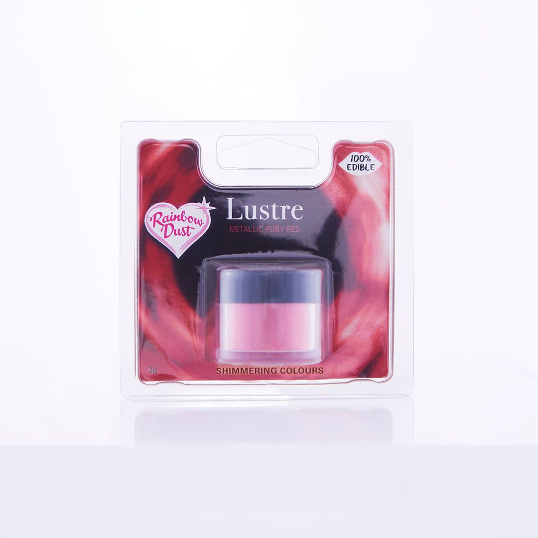 Poudre métallique rouge Ruby Rainbow Dust