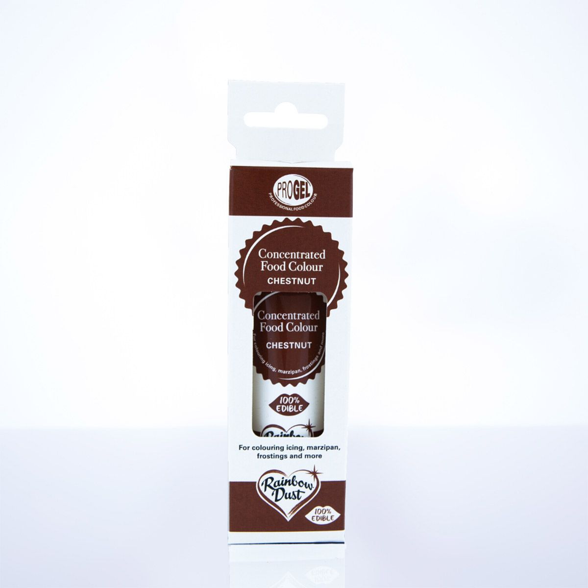 Colorant gel concentré ProGel marron Chestnut Rainbow Dust