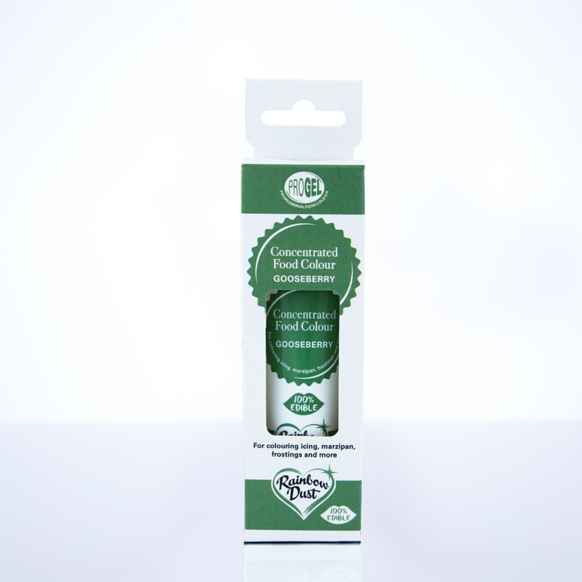 Colorant gel concentré ProGel vert groseille Rainbow Dust