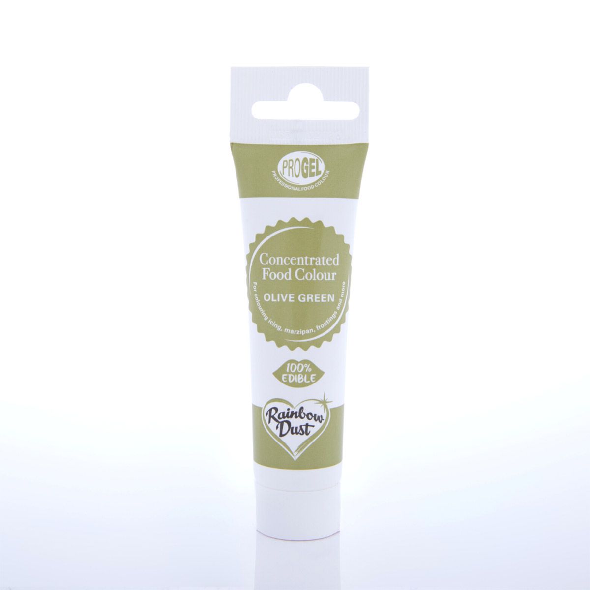 Colorant gel concentré ProGel vert olive Rainbow Dust