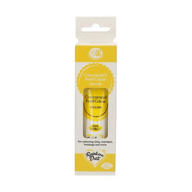 Colorant gel concentré ProGel jaune Rainbow Dust