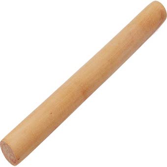 Rouleau à pâte en bois