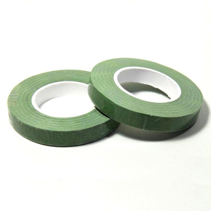 Ruban adhésif floral vert nature 12 mm Dekofee