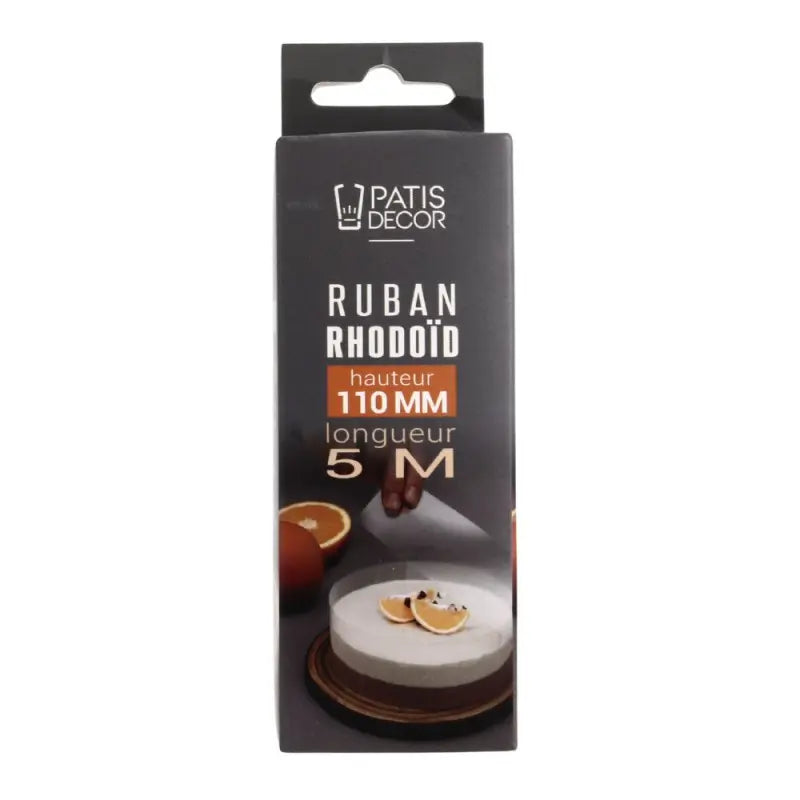 Rhodoïd ruban PVC pour entremets 5 m Patisdécor