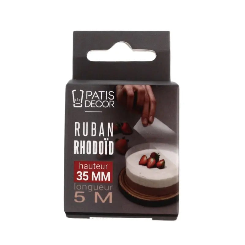 Rhodoïd ruban PVC pour entremets 5 m Patisdécor