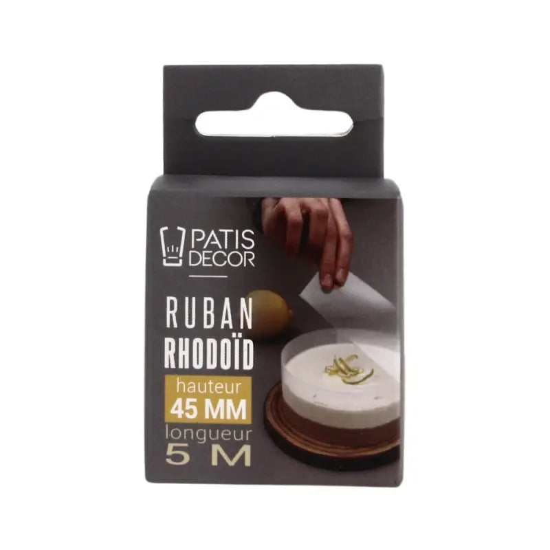 Rhodoïd ruban PVC pour entremets 5 m Patisdécor