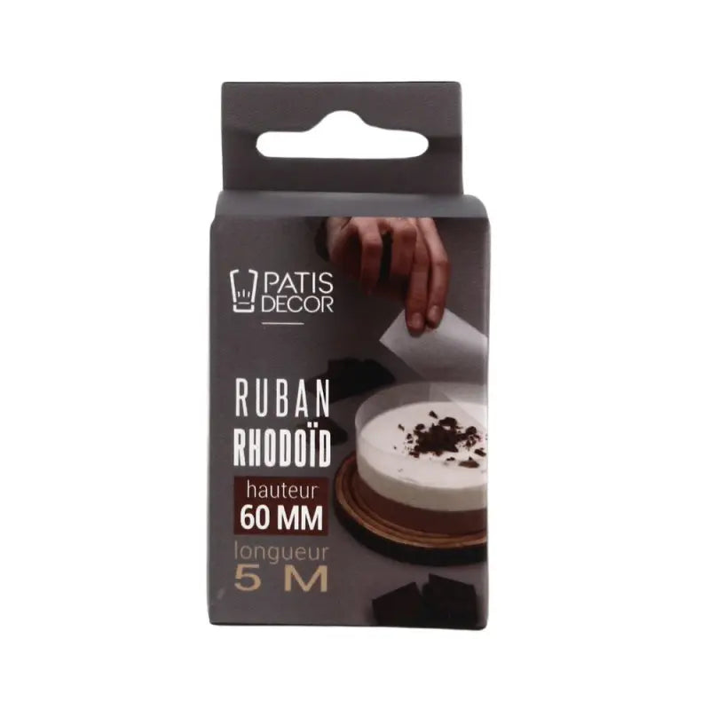 Rhodoïd ruban PVC pour entremets 5 m Patisdécor