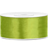 Ruban satin Pomme verte Largeur 2,5cm