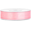 Ruban satin Rose clair Largeur 1,2cm
