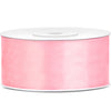 Ruban satin Rose clair Largeur 2,5cm