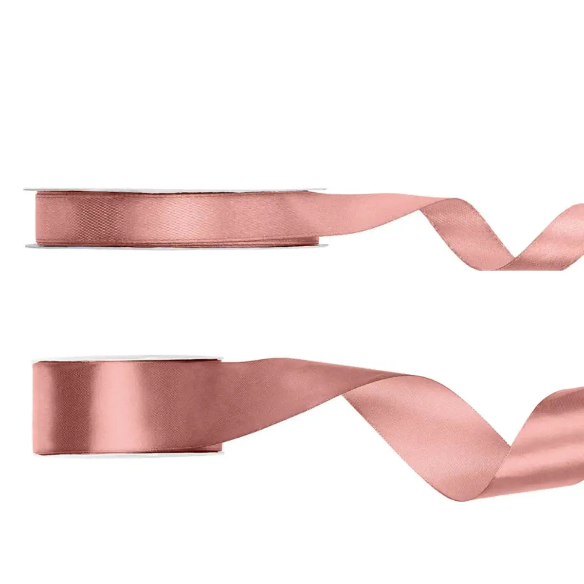 Ruban satin vieux rose 25 m PartyDeco