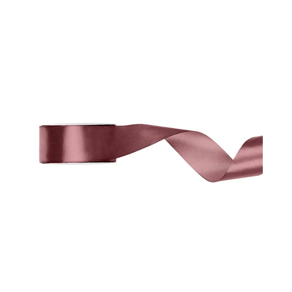 Ruban satin vieux rose foncé longueur 25 m
