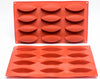Moule silicone 12 Barquettes cannelées