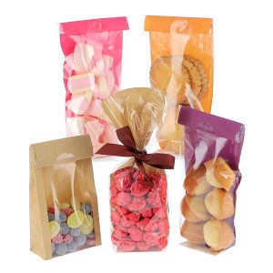 Sachets à confiserie toile de jute chocolat x10