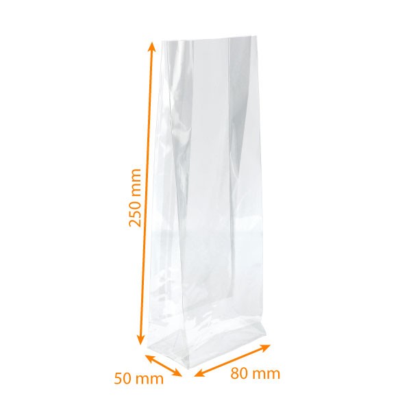 Sachets transparents à confiserie lot de 10