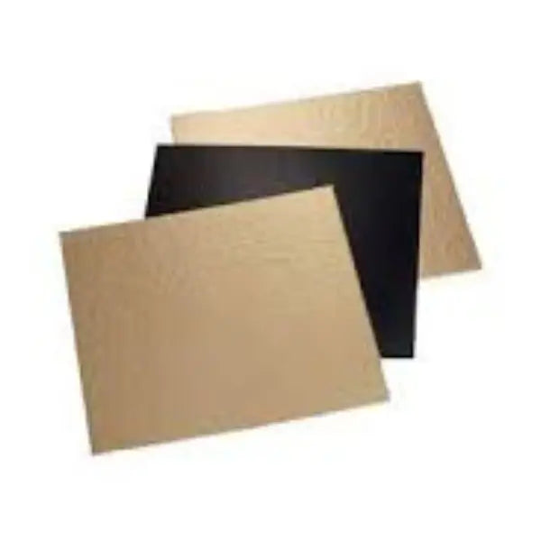 Semelle carton rectangle Or/Noir