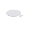 Languette, Semelle rond carton Blanc X10