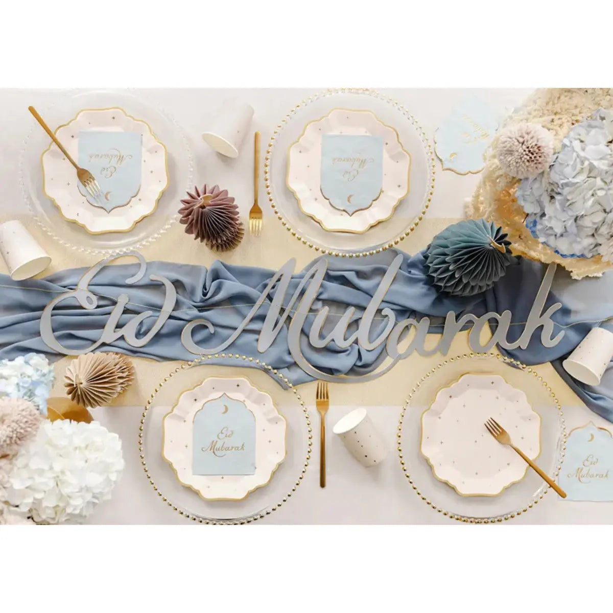 Serviettes en papier Eid Mubarak x12 PartyDeco
