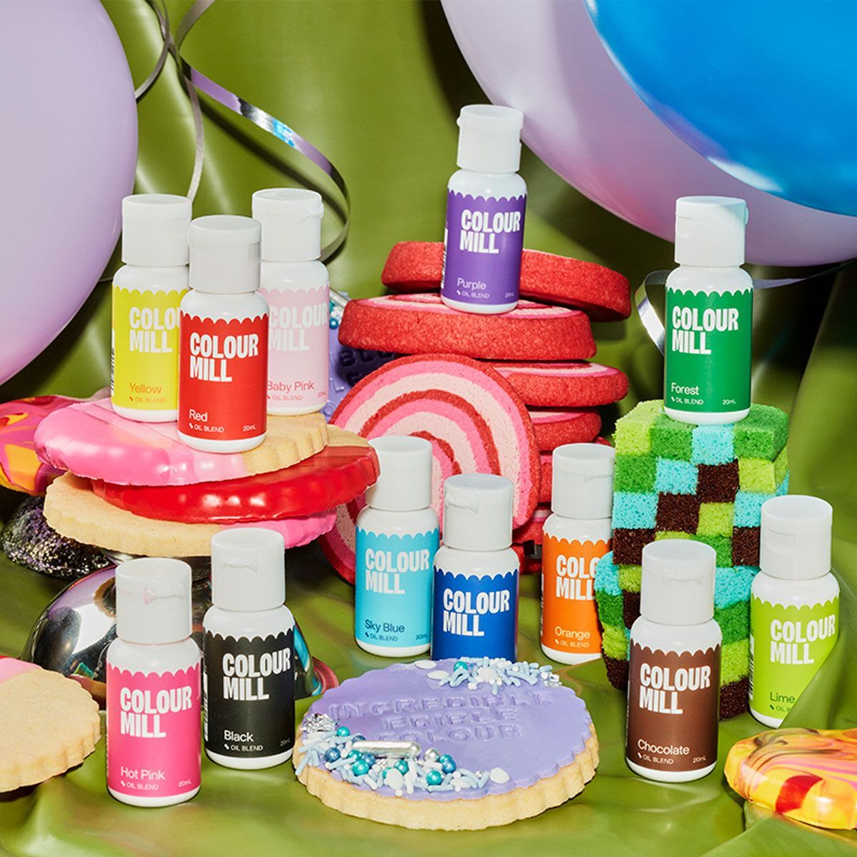 Set de 12 colorants Oil Blend Kickstarter Colour Mill