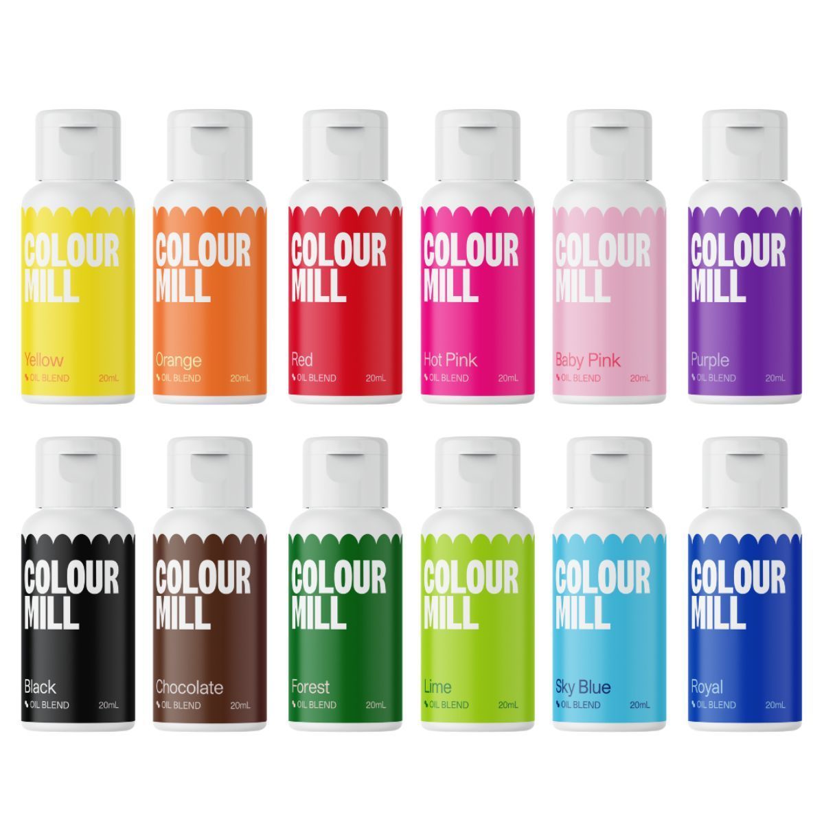 Set de 12 colorants Oil Blend Kickstarter Colour Mill
