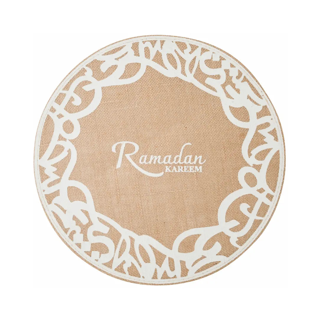 Set de table Ramadan calligraphie blanc