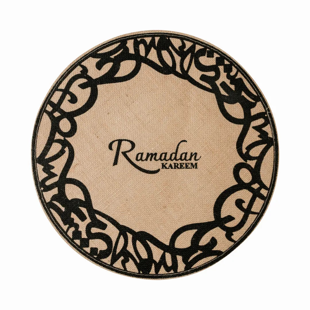 Set de table Ramadan Calligraphie noir